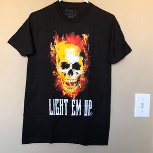 🔥NEW The Drive Clothibg “Light Em Up” skull tshirt